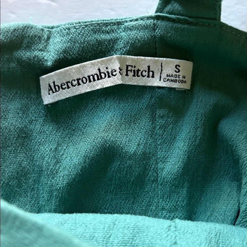 Abercrombie & Fitch Teal Midi Dress - Picture 4 of 9